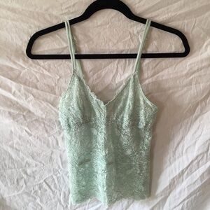 Banana Republic lace stretch spandex camisole size small